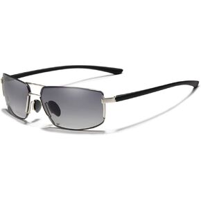 KINGSEVEN Fashion Stylish Polarized Sunglasses for Men,Ultra-light Memory Temples 7128