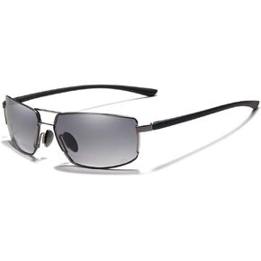 KINGSEVEN Fashion Stylish Polarized Sunglasses for Men,Ultra-light Memory Temples 7128
