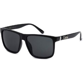 Locs 91055 Black Sunglasses | Authentic Gangster Oversized Eyewear Flat Top Shades
