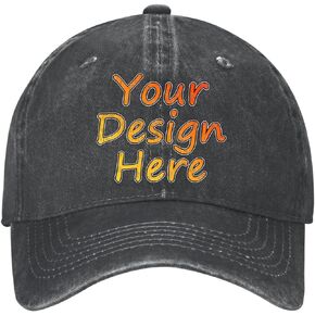 Custom Baseball Cap Hats Personalized Cowboy Caps with Your Own Design Text Logo Name Photo
