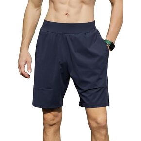 Men's Gym Workout Shorts Lightweight Bodybuilding Pants Training Running Sports Jogger with Pockets