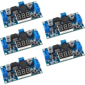 5PCS LM2596HVS DC-DC Step Down 48V Input Adjustable Buck Converter Power Module 4.5-53V Step Down Voltage Switching Regulator Electric Vehicle Power Supply Module