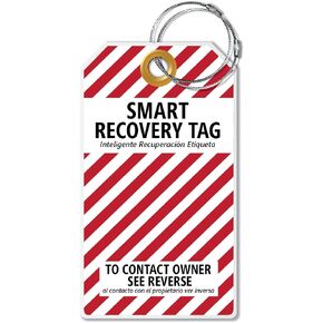 Dynotag® Web Enabled PROTAGZ™ MEGA Size Luggage ID Tag w. DynoIQ™ Lifetime Service