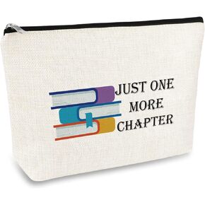 Book Lover Gifts Makeup Bag Reading Book Club Cosmetic Bag Bookworm Gift Librarian Gift Bibliophile Gifts for Women Bookish Gifts Christmas Birthday Gift for Reader Writers Reading Lover Travel Bag