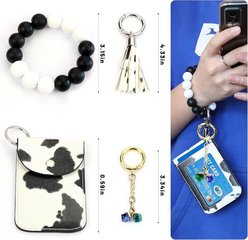 MIEYN Bracelet key ring, tassel pendant chain, jewel card bag accessories in Saudi Arabia