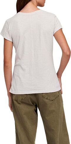 VELVET BY GRAHAM & SPENCER Women's Slub Crewneck Tee in Saudi Arabia