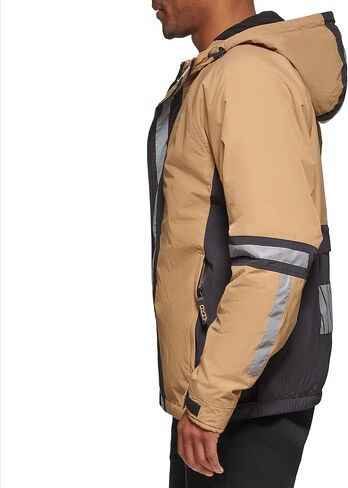 DKNY هودي تاسلان بيرفورمانس للرجال مع تفاصيل عاكسة in Kuwait