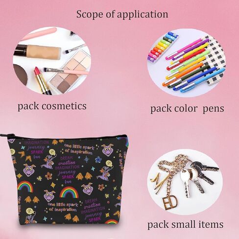 Purple Dragon Cosmetic Bag Purple Dragon Lover Gift Purple Dragon Zipper Pouch Bag Purple Dragon Merch (Purple Dragon Bag) in Saudi Arabia
