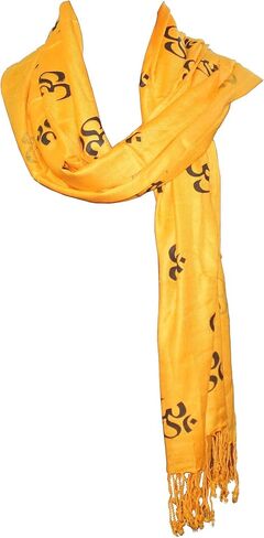 GRI9 Large Indian Meditation Om Scarf Yoga Pooja Hindu Religious Soft Cotton Om Block Hand Printed Bohemian Shawl in Saudi Arabia