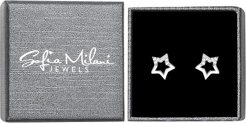 SOFIA MILANI - Women's Earrings 925 Silver - Star Stud Earrings - 20733 in Kuwait