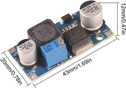 5 قطعة LM2596HVS DC-DC تنحى 48 فولت مدخل قابل للتعديل محول فرق الجهد وحدة الطاقة 4.5-53 فولت تنحى الجهد التبديل منظم مركبة كهربية وحدة إمداد الطاقة in Kuwait