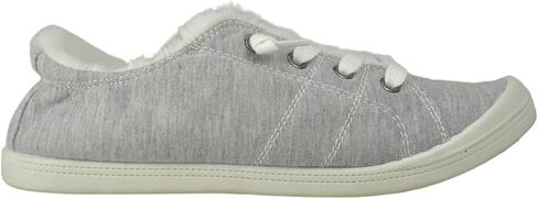 Women's Fur Lining Lace Up Warm Canvas Sneaker in Saudi Arabia