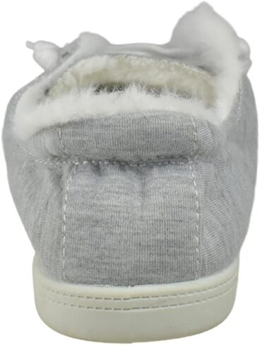 Women's Fur Lining Lace Up Warm Canvas Sneaker in Saudi Arabia