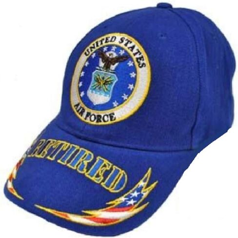 United States Air Force Retired Blue Hat Cap USAF,Blue,One Size (Flag) in Saudi Arabia