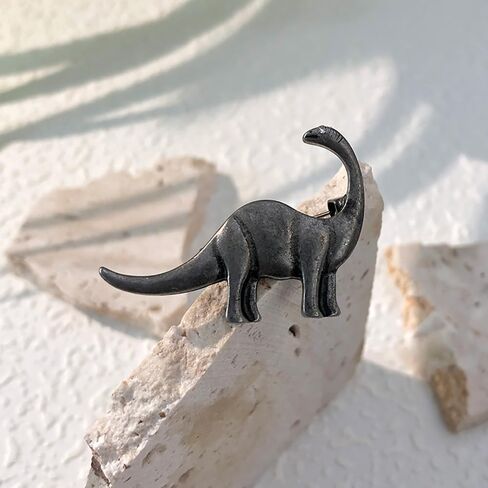 Vintage Dinosaur Lapel Brooch Pin for Women Men Girls Animal Dragon Pins Clip Sweater Hat Coat Jackets Backpack Brooches Pins Minimalist Jewelry Gifts in Saudi Arabia