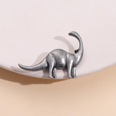 Vintage Dinosaur Lapel Brooch Pin for Women Men Girls Animal Dragon Pins Clip Sweater Hat Coat Jackets Backpack Brooches Pins Minimalist Jewelry Gifts in Saudi Arabia