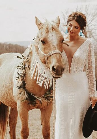 Bride Earrings Beaded Cowboy Boot Earrings for Women Dangling Fun Western Country Cowgirl Bride To Be Drop Dangle Earrings Bridal Wedding Gifts for Bachelorette Party in Saudi Arabia