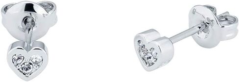 Ted Baker Neena Nano Heart Stud Earrings - Silver or Rose Gold Tone Options in Saudi Arabia