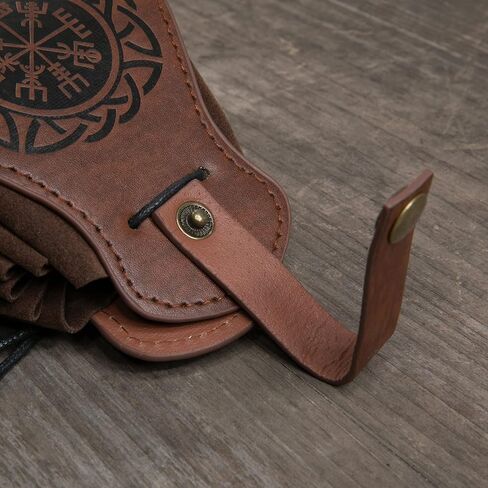 Genuine Leather for DND Dice Bag Tray 5 Celtic Designs Cute Drawstring Pouch for D&D Roleplaying RPG Gift Ideas Coin Purse (Phoenix) in Saudi Arabia