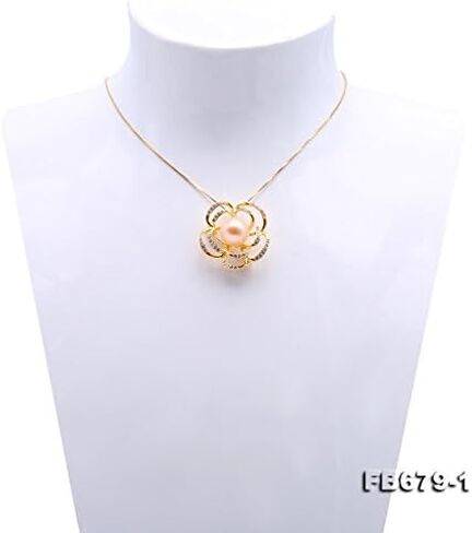 JYX Pearl Flower Brocch AA Quality 12.5 Freshwater Pearl Brooches Bouquet Pin in Kuwait