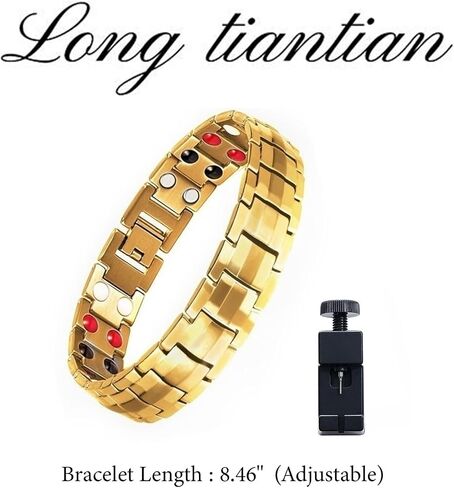 Long tiantian Copper Bracelet for Men Zinc and Copper Ankle Bracelet for Women Arthritis Healing Adjustbale Zinc Copper Cuff Bracelet in Saudi Arabia