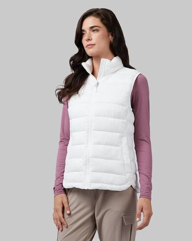 32 Degrees Women's Lightweight Recycled Poly-Fill Packable Vest | Zippered Pockets | Layering | Water Repellent in Saudi Arabia