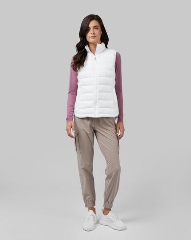 32 Degrees Women's Lightweight Recycled Poly-Fill Packable Vest | Zippered Pockets | Layering | Water Repellent in Saudi Arabia