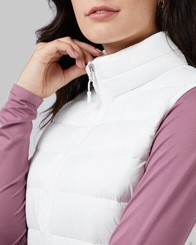 32 Degrees Women's Lightweight Recycled Poly-Fill Packable Vest | Zippered Pockets | Layering | Water Repellent in Saudi Arabia