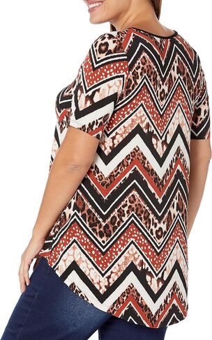Avenue Women's Plus Size Tunic Sammy Hi Lo in Saudi Arabia