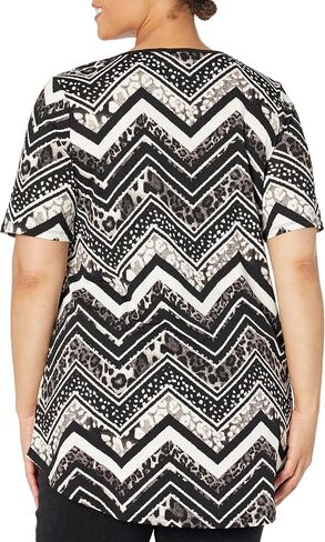 Avenue Women's Plus Size Tunic Sammy Hi Lo in Saudi Arabia