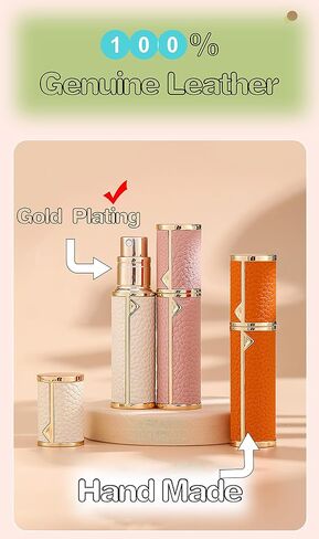 SixTmoon Perfume Atomizer for Travel, Portable Refillable Empty Perfume Bottle, Travel Size Mini Cologne Atomizer Spray, Small Leak Proof Perfume Atomizers Bottles Sprayer for Men Women, 5ml in Saudi Arabia
