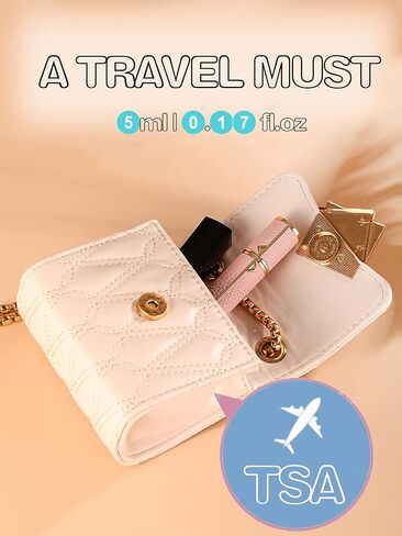 SixTmoon Perfume Atomizer for Travel, Portable Refillable Empty Perfume Bottle, Travel Size Mini Cologne Atomizer Spray, Small Leak Proof Perfume Atomizers Bottles Sprayer for Men Women, 5ml in Saudi Arabia