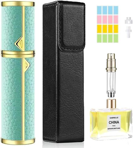 SixTmoon Perfume Atomizer for Travel, Portable Refillable Empty Perfume Bottle, Travel Size Mini Cologne Atomizer Spray, Small Leak Proof Perfume Atomizers Bottles Sprayer for Men Women, 5ml in Saudi Arabia