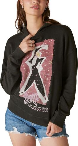 Lucky Brand Women's Bowie Tour 83 Pullover in Saudi Arabia
