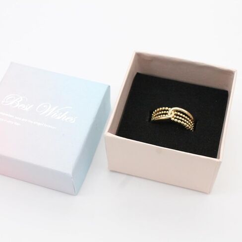 Guangstar Vary Stylish Gold Plated Adjustable Rings with Cubic Zirconia or Pearls for Women, Size 6-9 in Saudi Arabia