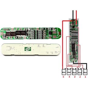 5S 15A 18.5V 5 Cell Lithium Li-ion 18650 Battery Packs BMS Protection PCB Board