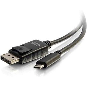 C2G Legrand USB C to DisplayPort Adapter, 4K Adapter Cable, 30Hz Digital Display Cable, 6 Foot DisplayPort Adapter Cable, Black USB Adapter, 1 Count, C2G 26902