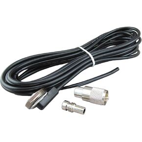 Larsen أصلي NMO-K 3/4 بوصة حامل ثقب دائم مع كابل RG58A/U مقاس 17 بوصة وموصل UHF ذكر PL259