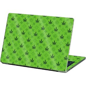 MightySkins Glossy Glitter Skin Compatible with Apple MacBook Air 13.6" M2 (2022) - CBD Green | Protective, Durable High-Gloss Glitter Finish | Easy to Apply and Change Styles | Made in The USA