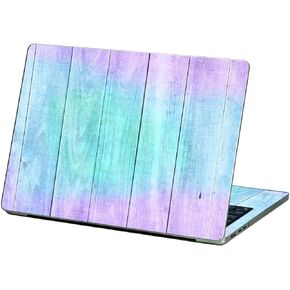 MightySkins Glossy Glitter Skin Compatible with Apple MacBook Air 13.6" M2 (2022) - Wood Pastel | Protective, Durable High-Gloss Glitter Finish | Easy to Apply and Change Styles | Made in The USA