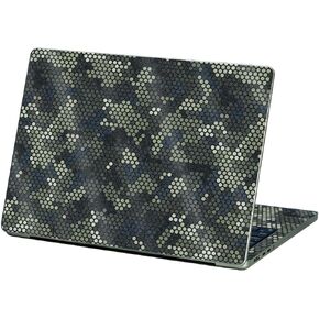 MightySkins Glossy Glitter Skin Compatible with Apple MacBook Air 13.6" M2 (2022) - Camo Dots | Protective, Durable High-Gloss Glitter Finish | Easy to Apply and Change Styles | Made in The USA