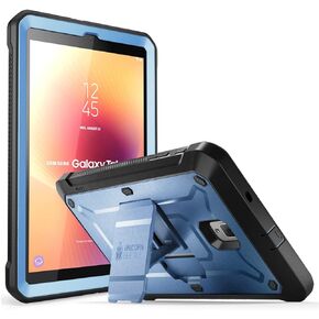حافظة SUPCASE لهاتف Samsung Galaxy Tab A 8.0 SM-T387 (Unicorn Beetle Pro)، [واقي شاشة مدمج وحامل] حافظة تابلت متينة متينة لكامل الجسم لجهاز Galaxy Tab A 8.0 (2018)، أسود