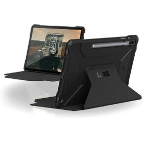 URBAN ARMOR GEAR UAG Designed for Samsung Galaxy Tab S7 Case, 11-inch, Metropolis Folio Slim Heavy-Duty Tough Multi-Viewing Angles Stand Military Drop Tested Rugged Protective Cover, Black