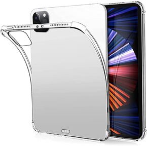 Zcooooool Case for iPad Pro 12.9 Inch 2022/2021/2020/2018 (6th/5th/4th/3rd Gen), Reinforced Corners Cover for iPad Pro 12.9-inch Soft TPU for iPad Pro Case