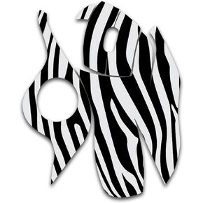 MightySkins Skin for Logitech M570 Wireless Trackball Mouse - Black Zebra | Protective, Durable, and Unique Vinyl Decal wrap Cover | Easy to Apply, Remove, and Change Styles | Made in The USA
