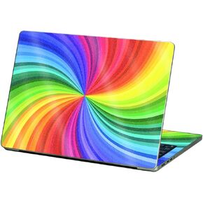 MightySkins Glossy Glitter Skin Compatible with Apple MacBook Air 13.6" M2 (2022) - Color Swirl | Protective, Durable High-Gloss Glitter Finish | Easy to Apply and Change Styles | Made in The USA