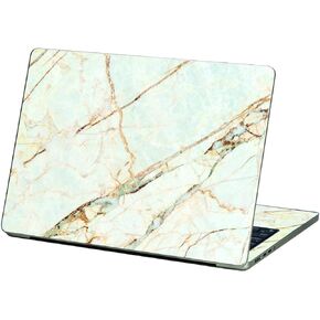 MightySkins Glossy Glitter Skin Compatible with Apple MacBook Air 13.6" M2 (2022) - Antique Marble | Protective, Durable High-Gloss Glitter Finish | Easy to Apply and Change Styles | Made in The USA