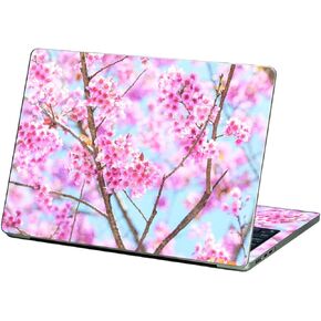 MightySkins Glossy Glitter Skin Compatible with Apple MacBook Air 13.6" M2 (2022) - Cherry On Sky | Protective, Durable High-Gloss Glitter Finish | Easy to Apply and Change Styles | Made in The USA