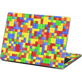 MightySkins Glossy Glitter Skin Compatible with Apple MacBook Air 13.6" M2 (2022) - Brick by Brick | Protective, Durable High-Gloss Glitter Finish | Easy to Apply and Change Styles | Made in The USA