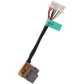 Deal4GO 120W DC-in Power Jack Cable 799751-S50 858021-001 replacement for HP Omen 15-AX 15-BC 17-W 17-AB 15-AX033DX 15-BC513TX, Black